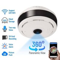 Camera toàn cảnh Wifi V380 Camera an ninh 1080P Camera IP toàn cảnh 360 độ Camera quan sát ban đêm Camera giám sát CCTV
