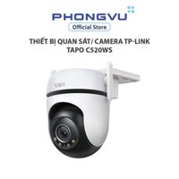Camera TP-Link Tapo C520WS (Quay/quét ngoài trời, 2K QHD 4MP) (Bảo hành 24 tháng)