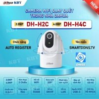 Camera  trong nhà IP wifi hồng ngoại 2.0MP DAHUA DH-H2C Còi hú báo động, tích hợp mic thu, đàm thoại -Hàng Chính Hãng