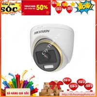Camera TVI Hik  2MP  DOME sắt to CÓ MÀU  đèn trợ sáng 40m  CHỐNG NGƯỢC SÁNG THỰC, mã DS-2CE72DF3T-F