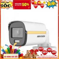 Camera TVI Hik 2MP Thân sắt(nhựa) nhỏ Có Màu Có Đèn trợ sáng 20m Chống Ngược Sáng Có Mic, mã DS-2CE10DF3T-FS (PFS)