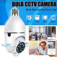Camera V380 không dây hình bóng đèn 2MP/3MP/2K HD, kết nối từ xa full HD với điện thoại di động, đầy đủ màu sắc nhìn đêm