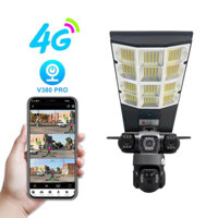 Camera V380 NLMT Tích Hợp Đèn Đường Dùng Sim 4G LD002-4G-NLMT