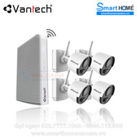 Camera Vantech VPH-B046PIR – Bộ Kit không dây Vantech 1080P 4 kênh VPH-B046PIR