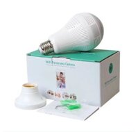 Camera  VR360 Bóng Đèn- Phần Mềm V380 Camera ip wifi yoosee tầm Nhìn xa 30 -50m