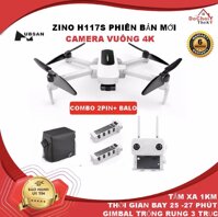 [Camera vuông] Flycam Hubsan H117S Zino cao cấp bản  ( SJRC F11 XIAOMI X8 SE MJX BUGS 4W  BUGS 5W)