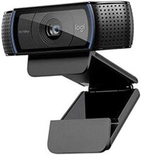 Camera webcam Logitech HD Pro C920 chuẩn 1080p, có tính năng ghi âm và gọi video màn hình rộng, phù hợp cho máy tính để bàn hoặc máy tính xách tay (Ngừng sản xuất)