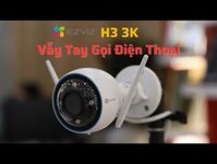 Camera Wi-Fi 5MP Ezviz H3 3K ( Loa 110dB, góc 122°, vỏ thép ) - Outdoor
