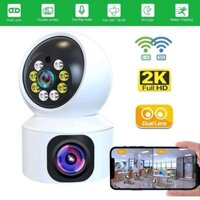 Camera WiFi 4MP 1080P với màn hình kép Màn hình trẻ em Bảo vệ an ninh gia đình thông minh Camera quan sát Mini trong nhà ICsee