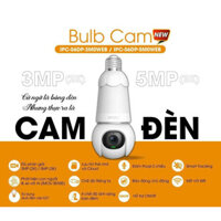 Camera WIFI Bóng Đèn Imou Bulb Cam IPC-S6DP-5M0WEB 5MP 3K - Đàm Thoại 2 Chiều, xoay 360 độ, cảnh báo - Full Color