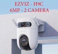 CAMERA WIFI EZVIZ 2 MẮT ỐNG KÍNH KÉP NGOÀI TRỜI H9c (3MP+3MP)