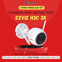Camera Wifi EZVIZ H3C Pro 2K Full Color - Đàm Thoại - Màu Ban Đêm - Báo Động Đèn Còi