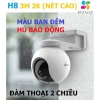 Camera Wifi EZVIZ H8 Pro 2K 3MP Siêu Nét - Xoay 360 Độ Ngoài Trời, Đàm thoại 2 Chiều - Hàng Chính Hãng - H8-3MP