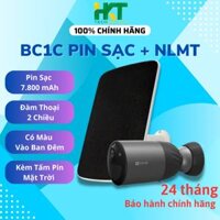 Camera wifi Ezviz không dây ngoài trời Dùng Pin Sạc BC1C tấm pin mặt trời - Hàng chính hãng - kèm thẻ 128gb