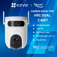 Camera WIFI EZVIZ ngoài trời xoay 360 ỐNG KÍNH KÉP 2 mắt EZVIZ H9C DUAL hàng chính hãng