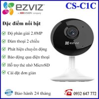 Camera Wifi EZVIZ CS-C1C(1080P) – Camera wifi không dây chống trộm – Bảo hành 24 tháng