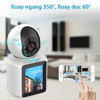 Camera Wifi giám sát có màn hình C30 - gọi video trực tiếp - Siêu nét 2K