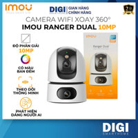 Camera WIFI IMOU 2 Mắt Ranger Dual S2XP-10M0WED 10MP, S2XP-6M0WED 6MP, Xoay 360 độ, Đàm Thoại 2 Chiều, S2XP Màu Ban Đêm