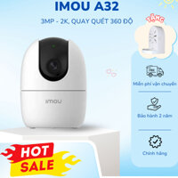 Camera Wifi IMOU A32EP 3MP 2K, quay 360 độ, đàm thoại 2 chiều, quay theo chuyển động, bảo hành 2 năm