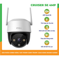 Camera WIFI IMOU Cruiser SE 4MP S41FP QHD Quay Quét Ngoài Trời (Có Màu Ban Đêm+Báo Động Đèn Chớp) - 100% Hàng Chính Hãng