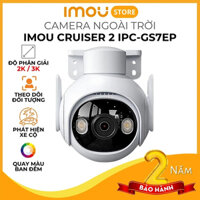 Camera Wifi imou GS7EP-5M0WE 5MP 3K Full Color, GS7EP 3MP quay quét Ngoài Trời, Cảnh báo, đèn còi - chính hãng