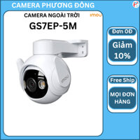 Camera Wifi imou GS7EP-5M0WE 5MP 3K Full Color, GS7EP 3MP quay quét Ngoài Trời, Cảnh báo, đèn còi - chính hãng