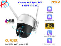 CAMERA WIFI IMOU NGOÀI TRỜI IPC-S42FP-IMOU 4MP 2K CÓ MÀU BAN ĐÊM - ĐÀM THOẠI 2 CHIỀU - HÀNG CHÍNH HÃNG - Camera  Thẻ Nhớ 32G