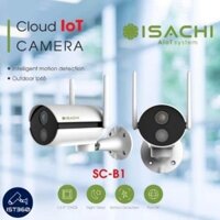 Camera Wifi Không Dây iSACHI SC-B1 Full HD 1080P 2MP- Xoay 360-Đàm Thoại Loa 2 Chiều-Hàng Chính Hãng