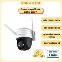 Camera Wifi không dây ngoài trời IMOU S42FP có màu ban đêm, xoay 360 độ, tích hợp còi đèn cảnh báo và đàm thoại 2 chiều