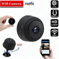 Camera wifi mini A9 không dây chống trộm kết nối điện thoại từ xa góc quay 120 độ Full HD 1080P IP có Led hồng ngoại