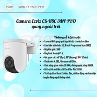 Camera Wifi, ngoài trời Ezviz CS-H8C 3MP PRO quay quét 360 độ– Giám sát sắc nét, bảo vệ toàn diện