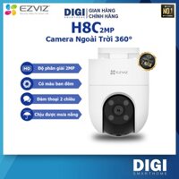 Camera Wifi Ngoài Trời EZVIZ H8C 2MP, Full HD 1080P - Xoay 360 Độ - Đàm Thoại 2 Chiều - Có Màu Ban Đêm - DIGI Smart VN