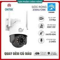 Camera wifi ngoài trời yoosee PTZ chống nước 360 độ đêm có màu full hd báo động xoay theo chuyển động