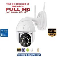 Camera Wifi Ngoài trời Yoosee Full HD 1080P PTZ - Quay 360 độ, chống nước, có màu ban đêm