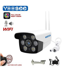 Camera Wifi Ngoài trời Yoosee 2MP Full HD 1080P Giá rẻ, Chống nước 100% Ban Đêm Có Màu