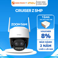 Camera Wifi Ngoài trời zoom 12X S7DP-5M0WEZ 5MP (3K) siêu nét, đèn ban đêm, đàm thoại, báo động