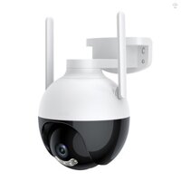 Camera WiFi PTZ ngoài trời Camera IP WiFi không dây 4MP Hệ thống an ninh gia đình với 360° View Color Night Vision Âm thanh 2 chiều Phát hiện chuyển động Cảnh báo hoạt động Truy cập từ xa IP66 Chống nước