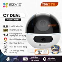 Camera Wifi Trong Nhà 2 Mắt EZVIZ C7 DUAL 2K+ 4MP+4MP- Ghi hình 2K+, Quay Quét 360 độ, Đàm thoại 2 chiều, Smart Tracking