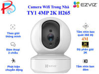 CAMERA WIFI TRONG NHÀ EZVIZ TY1 4MP 2K QUAY QUÉT 360 ĐỘ - ĐÀM THOẠI 2 CHIỀU - HÀNG CHÍNH HÃNG - Camera  Thẻ Nhớ 32G