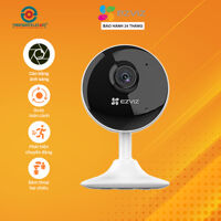 Camera wifi trong nhà Ezviz C1C-B 2MP đàm thoại 2 chiều - Hàng chính hãng - Kèm thẻ nhớ 128GB
