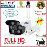 Camera Wifi Trong nhà ngoài trời Yoosee ZQ26 full HD1280x1024 chống nước chống trộm  đàm thoại 2 chiều xem đêm có màu cực nét BH12T