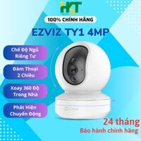 Camera WIFI trong nhà xoay 360 EZVIZ TY1 4MP đàm thoại 2 chiều - Hàng chính hãng - Chỉ Camera