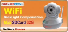 Camera box VDTech VDT-126PTWV - IP, hồng ngoại