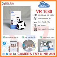 Camera wifi VITCAM VR1080 không dây Quay toàn cảnh 360 độ - CAMERATAYNINH24H
