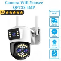 Camera Wifi Yoosee 2 khung hình QPT28 4MP (Mỗi mắt 2MP) – Ống kính Zoom 12X vật lý, có màu ban đêm