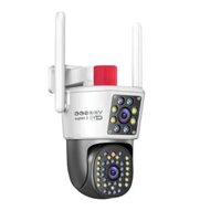 Camera Wifi Yoosee 2 Khung Hình Q46 Pro 6MP | 4k | Ngoài Trời | 2 Ống Kính 2 Khung Hình | Đèn Báo Động Đỏ
