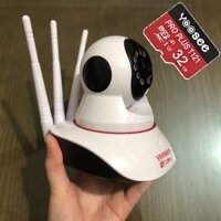 Camera wifi yoosee 3.0  2K siêu nét - camera ip yoosee 3 râu 3mp trong nhà - hàng nhập khẩu - CAMERA KÈM THẺ 32GB
