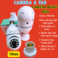 Camera wifi YOOSEE chui bóng đèn 1 mắt full HD xoay 360 độ,hỗ trợ hồng ngoại & flash màu quay đêm  Led BẢO HÀNH 1 NĂM