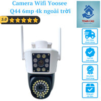 Camera Wifi Yoosee Q44 Pro 6mp 4K ngoài trời 2 ống kính 2 khung hình