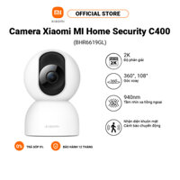 Camera Xiaomi MI Home Security C400 BHR6619GL - Bảo mật thông minh với độ rõ nét 2,5K - Hàng chính hãng